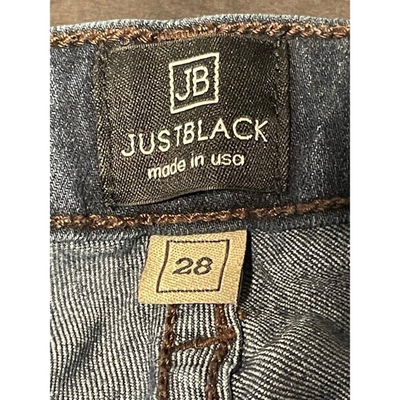 Just Black jeans womens 28 x 28 stretch made in USA SF790AK blue - Picture 5 of 12